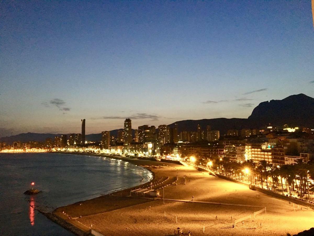 Penthouse 1Ere Ligne De Mer Avec Magnifique Vue Benidorm Exterior foto